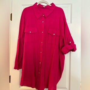 Woman Within gauze blouse